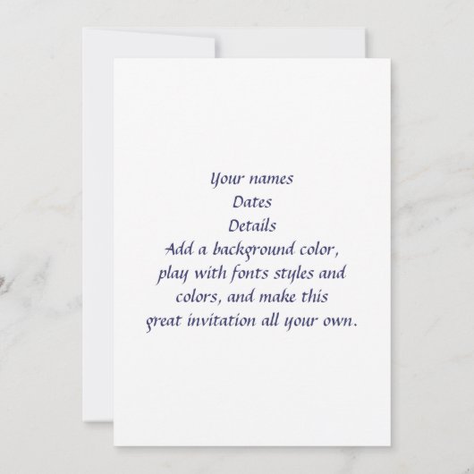 Schelp Hart op het Zand -horizontaal Kaart (Achterkant)