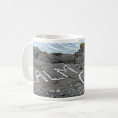 Schelp Kunst Koffiemok (Voorkant links)