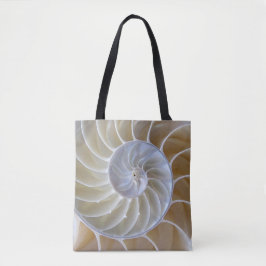 Schelp | Nautilus | gouden spiraal Tote Bag