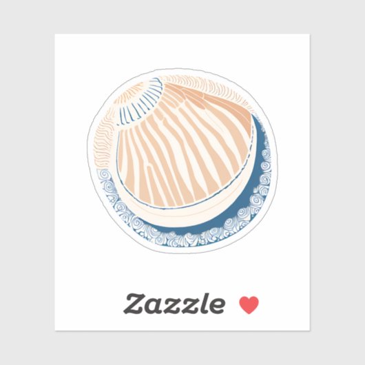 Schelp | Prachtige Ocean Shell Sticker (Vel)