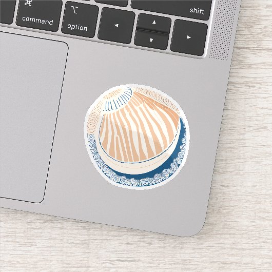 Schelp | Prachtige Ocean Shell Sticker (Detail)