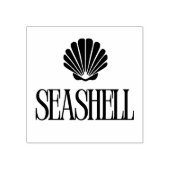 Schelp Rubberstempel (Afrduk)