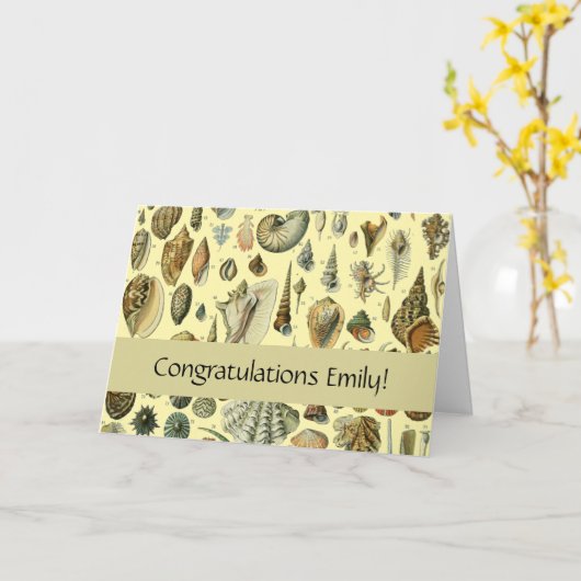 schelp schelp schelp schelp schelp elegante klassi kaart (Gele Bloem)