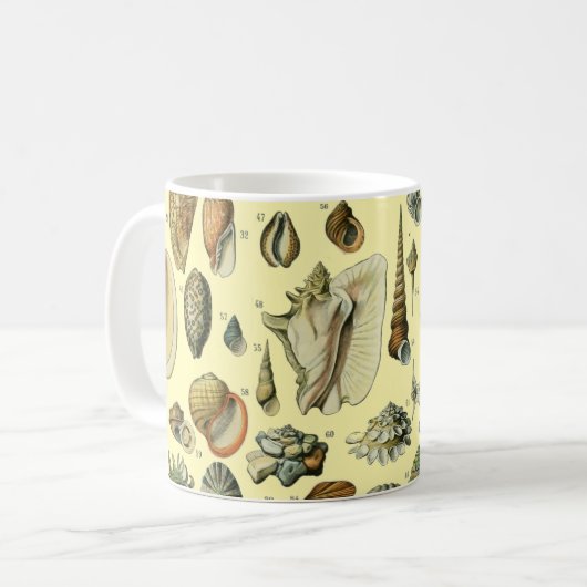 schelp schelp schelp schelp schelp elegante klassi koffiemok (Voorkant links)