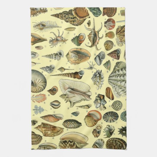 schelp schelp schelp schelp schelp elegante klassi theedoek (Verticaal)