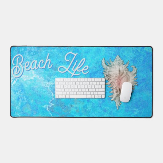 Schelp "Strandleven"  Bureaumat (Keyboard & Muis)