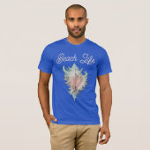 Schelp "Strandleven" T-shirt (Voorkant volledig)