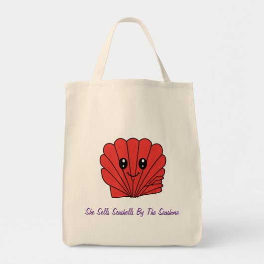 Schelp Tote Bag (Voorkant)