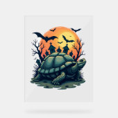 Schelp van Schildpadden Acryl Bord (Voorkant)