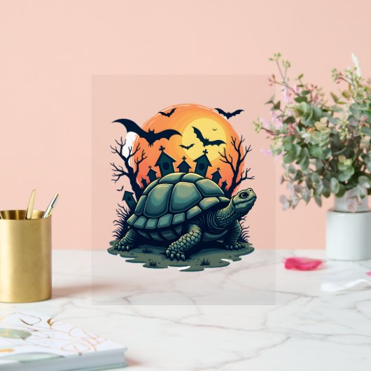 Schelp van Schildpadden Acryl Bord (Huwelijk)