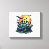 Schelp van Schildpadden Canvas Afdruk (Voorkant)