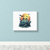 Schelp van Schildpadden Canvas Afdruk (Insitu (Houten vloer))