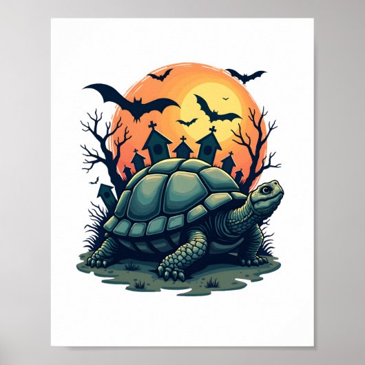 Schelp van Schildpadden Poster (Voorkant)