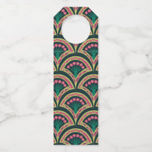 schelp-vormig groen patroon flessenhanger