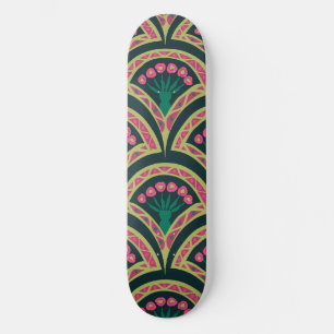 schelp-vormig groen patroon skateboard
