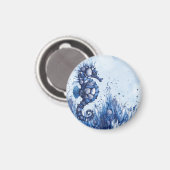 Schelp Zeepaardje Magneet (Voorkant / Achterkant)