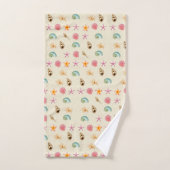 Schelpen en Plumeria Bad Handdoek (Handdoek)