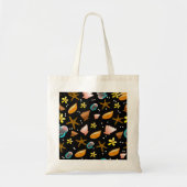 Schelpen en strand ontwerp Canvas tas (Voorkant)