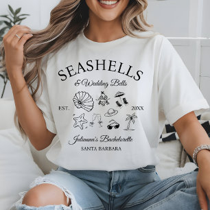 Schelpen en Trouwbellen Bachelorette Bach Club T-shirt