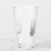 Schelpen en zeewier grens glas (Links)