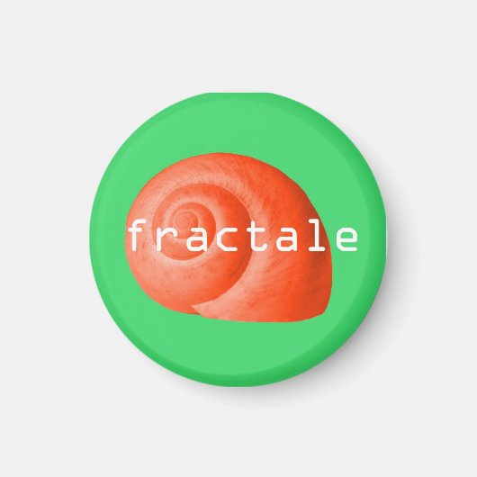 Schelpen. Fractaal Magneet (Voorkant)