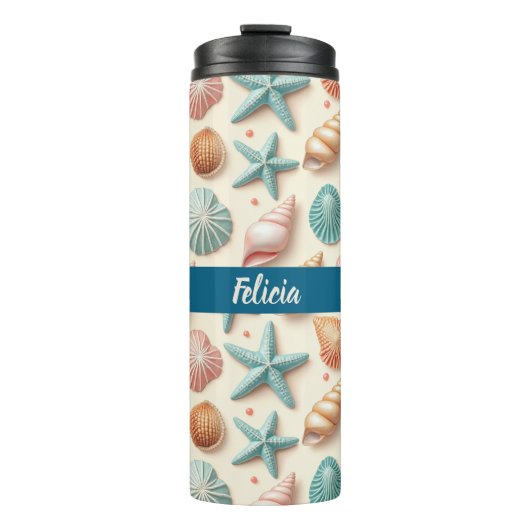 Schelpen in overvloed thermosbeker (Voorkant)