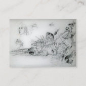 SCHELPEN MET MEISJE VISITEKAARTJE (Achterkant)