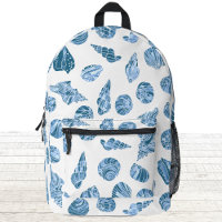 Schelpen Nautical Aquarel Blauw en Wit