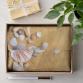 Schelpen op het strand tissuepapier (Geschenk)