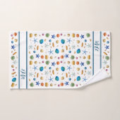 ***Schelpen & Strepen Badhanddoek Set Bad Handdoek (Handdoek)