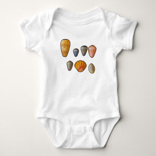 Schelpenbabyuitzetting Romper (Voorkant)