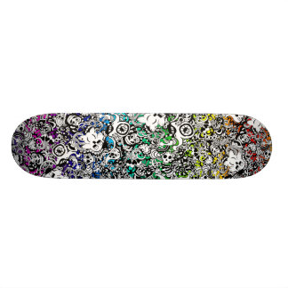 Schelpende regenboog skateboard