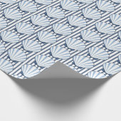 Schelpenstreep Elegantie! Cadeaupapier (Hoek)