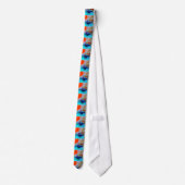 Schelper, rood en blauw stropdas (Achterkant)