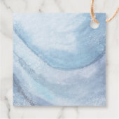 Schelpfeest | Strand Zeester Schelpen Dank je Bedankjes Labels (Achterkant)