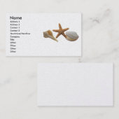 Schelpprofielkaart Visitekaartje (Voorkant / Achterkant)