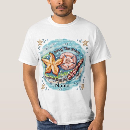 Schelpschatten  t-shirt (Voorkant)