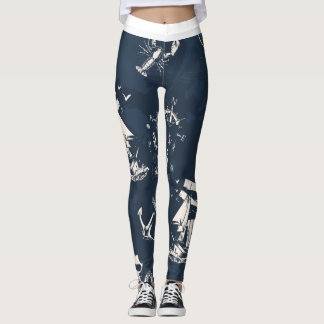 Schelpschelpen voor de scheepvaart leggings