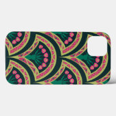 schelpvormig groen patroon Case-Mate iPhone case (Achterkant (horizontaal))