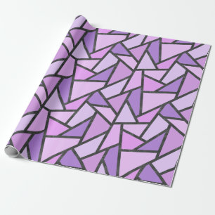Scheluwen van lila gekleurd glas cadeaupapier