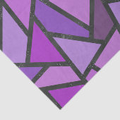 Scheluwen van paars gekleurd glas tissuepapier (Detail)