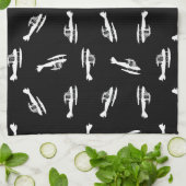 Scheluwvliegtuigen met wieltjes afdrukken Patroono Theedoek (Gevouwen)