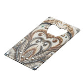 Schéma floral brillant avec pierre de gemme (Dos Angle)