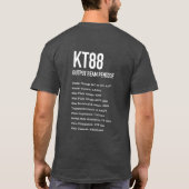 Schéma KT88 + Spéc. de technologie sur le T-shirt (Dos)