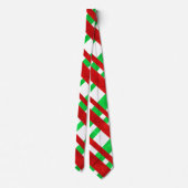 Schema rode groene Waterverf Stropdas (Achterkant)