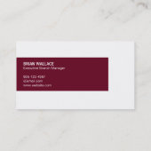 Schema (Rosewood Red) Visitekaartje (Achterkant)