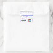 Schema van de THAAD-raketten Vierkante Sticker (Tas)