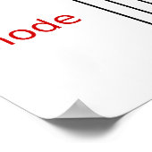 Schema van een 5 mm-ronde lichtgevende diode LED Poster (Hoek)