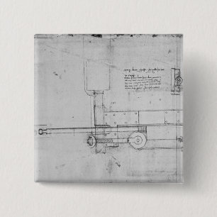 Schema van een mechanische bouten vierkante button 5,1 cm