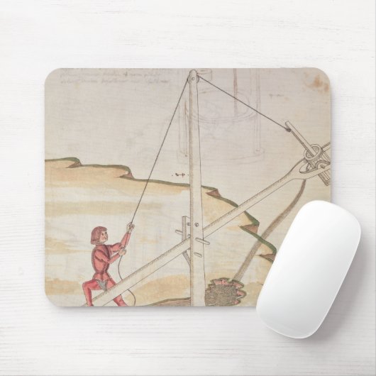 Schema van een watertoevoermethode muismat (Met muis)